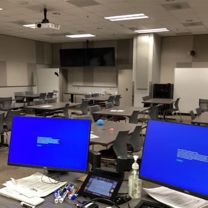 view of RFM 3241 from the lectern