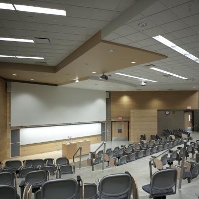 Active learning auditorium from back of room 