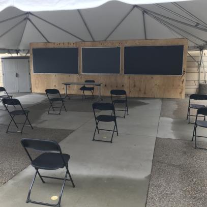 Tent classroom