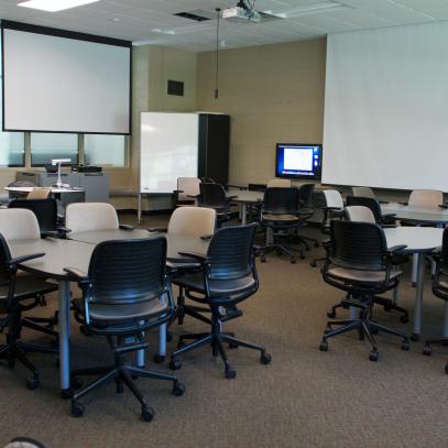 view from back of classroom