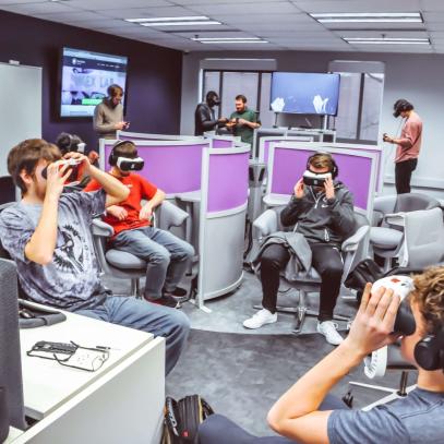 Photo Delk VR Immersive Lab at Penn State