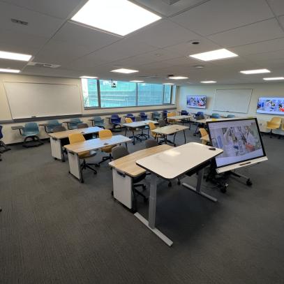 Image of active learning classroom at SDSU