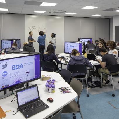 Image of active learning classroom for Health Sciences