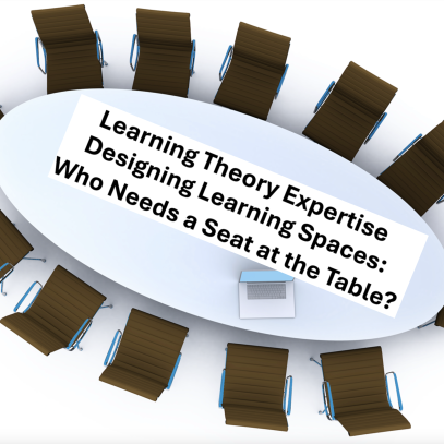 Image of empty chairs around table