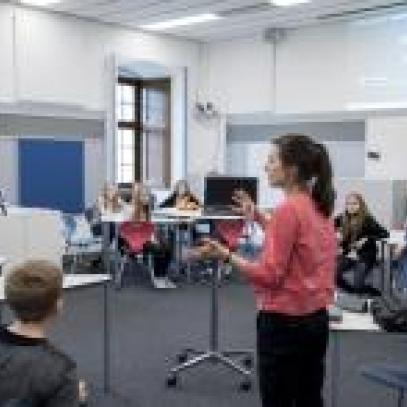 Image of active learning classroom  NK211 at University of Passau 